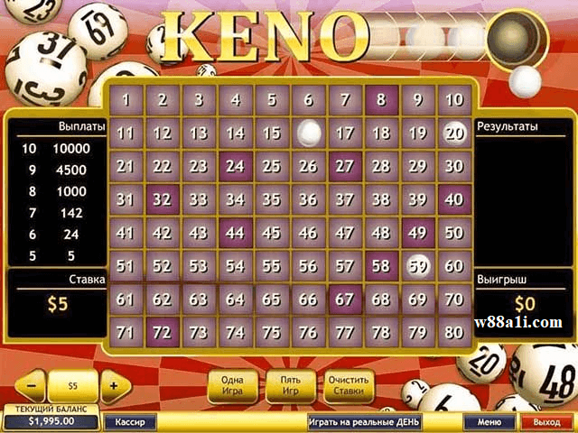 Tips terbaik untuk bermain Keno W88 sangat efektif dan bergengsi