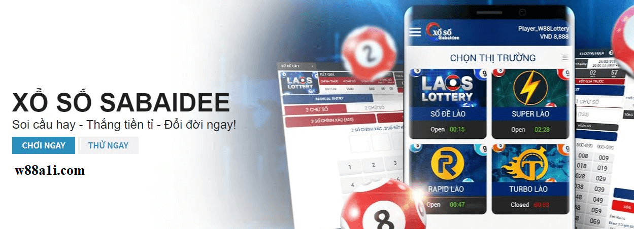 SABAIDEE Lottery – Bergabung dengan nomor togel online di bandar W88