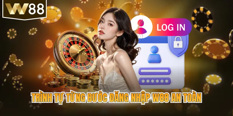 Trình tự từng bước đăng nhập w88 an toàn